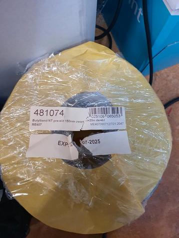 Nieuwe Butylband NT pre-slit 150mm zwart beschikbaar voor biedingen