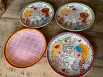 Blond Amsterdam Ontbijtborden - 4 stuks, Gebruikt, Blond Amsterdam, Ophalen of Verzenden, Bord(en)