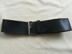 Riem zwart leer - nieuw -, 100 cm of meer, Nieuw, Tailleriem, Ophalen of Verzenden