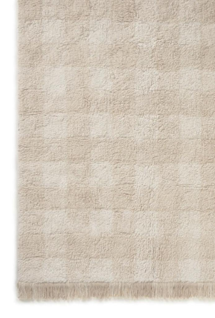 Kindervloerkleed Vichy Ivory Lorena Canals, Kinderen en Baby's, Kinderkamer | Inrichting en Decoratie, Nieuw, Kleed of Kussen