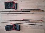 Feeder hengels met molens, Ophalen, Zo goed als nieuw, Werphengel