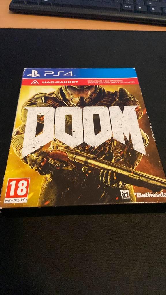 Doom ps4 nieuw uac edition, Spelcomputers en Games, Games | Sony PlayStation 4, Nieuw, Shooter, 1 speler, Vanaf 18 jaar, Ophalen of Verzenden