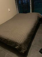 Bed 140, Ophalen, Gebruikt, Bruin, Tweepersoons