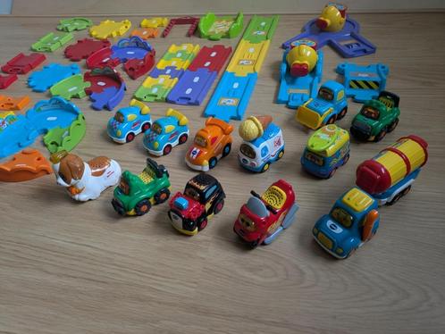 Toettoet losse wegdelen en heel veel auto’s (VTech), Kinderen en Baby's, Speelgoed | Vtech, Gebruikt, 2 tot 4 jaar, Ophalen of Verzenden