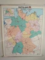 mooie schoolkaart van Duitsland, Ophalen of Verzenden, Aardrijkskunde