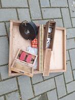 Frezen set in houten kist, Ophalen of Verzenden, Gebruikt