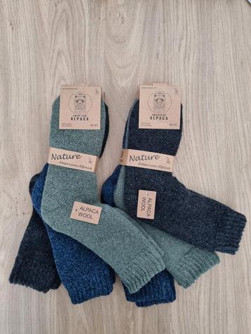 6 Paar Dikke Alpaca Wollen Sokken Maat 41-47  beschikbaar voor biedingen