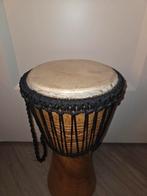 Djembe Trommel - Ingraveerd, Muziek en Instrumenten, Percussie, Ophalen of Verzenden, Gebruikt, Trommel