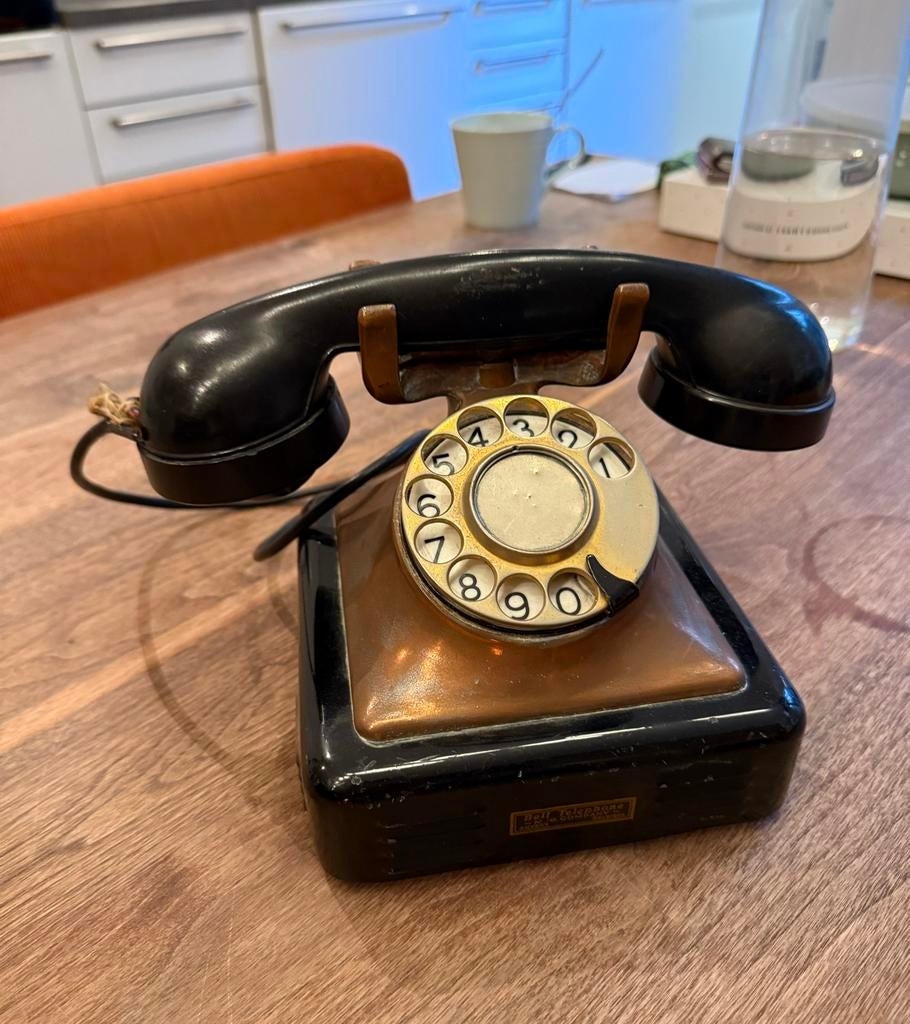 Antieke Bell MFG Co Telefoon 2712-A-RB, Ophalen of Verzenden