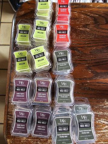 Waxmelts  Woodwick  beschikbaar voor biedingen