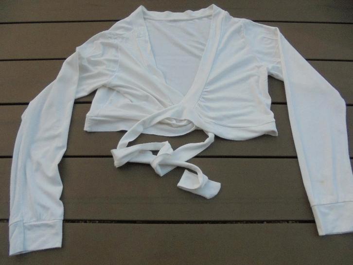Witte bolero, Kleding | Dames, Truien en Vesten, Gedragen, Maat 36 (S), Wit, Ophalen of Verzenden