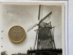 St Laurens Walcheren molen fotokaart 1936 klederdracht, Zeeland, Ophalen of Verzenden, 1920 tot 1940