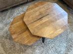 Mangohout salontafel set (By Boo), Huis en Inrichting, Ophalen, 50 tot 100 cm, 50 tot 100 cm, Zo goed als nieuw