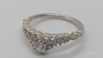 Zilveren ring 925 Pandora fairytale tiara, 18 tot 19, Ophalen of Verzenden, Zo goed als nieuw, Met edelsteen