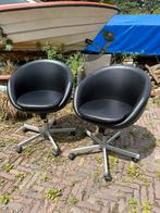 Kuipstoelen - IKEA - zwart - 2 stuks, Ophalen, Ikea, Zwart, Niet bekend