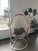 Witte hangstoel swing, Ophalen, Kunststof, Gebruikt, Wit