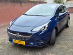 Opel Corsa 1.0 T 66KW 3D 2016 Blauw met fietsendrager, Auto's, 47 €/maand, Origineel Nederlands, Te koop, 5 stoelen