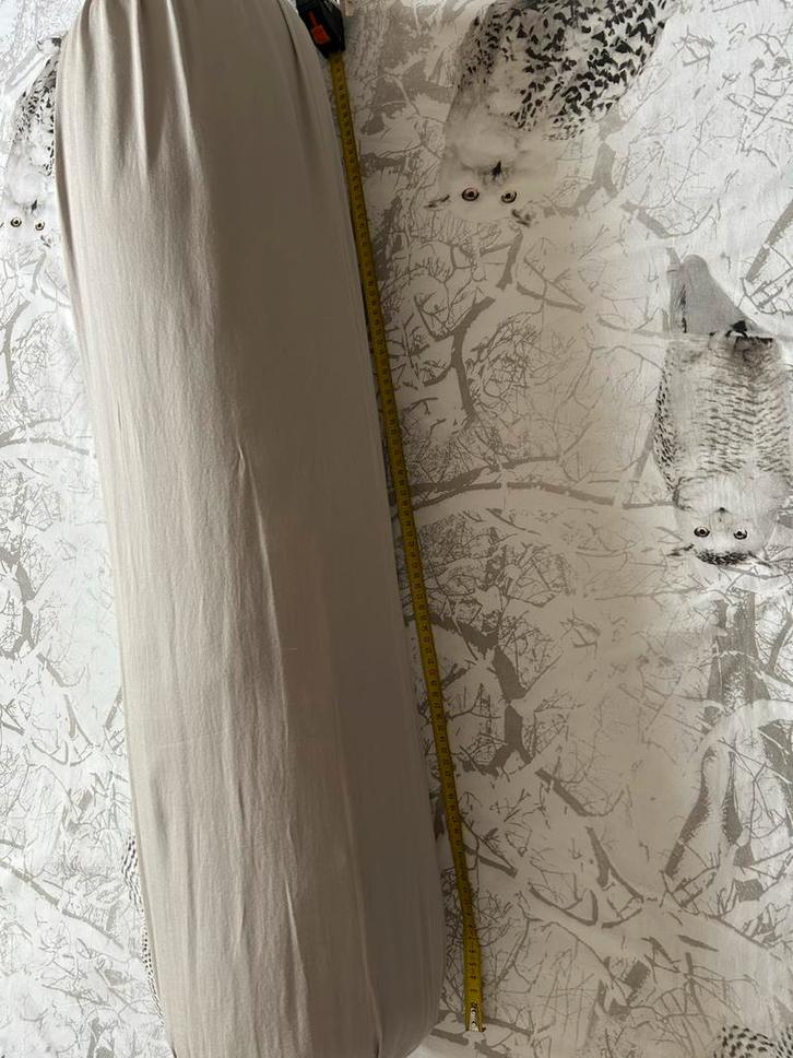 Rolkussen & hoes - Ideaal voor extra steun! 92 cm, Huis en Inrichting, Woonaccessoires | Kussens, Zo goed als nieuw, Beige, Cilindervormig