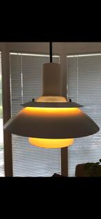 Vintage Scandinavische hanglamp ecru, Ophalen of Verzenden, Gebruikt, Minder dan 50 cm