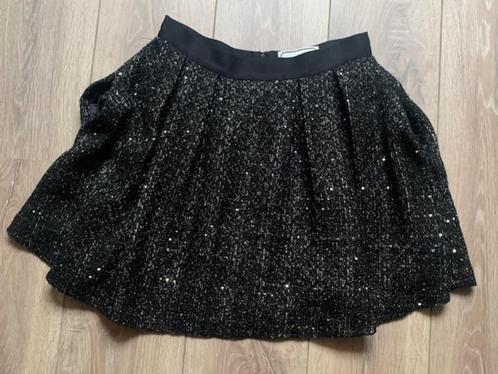 By Malene Birger rok zwart met gouden pailletten 38= S/36, Kleding | Dames, Rokken, Nieuw, Maat 36 (S), Zwart, Boven de knie, Verzenden