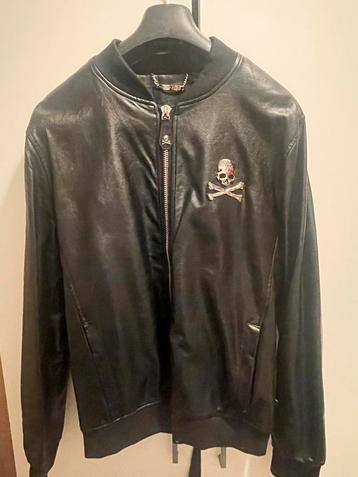 Philipp Plein Leren Jas Unisex - Nieuw met Label! beschikbaar voor biedingen