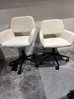 2 Bureau Bar Stoelen, Huis en Inrichting, Ophalen, Wit, Nieuw, Bureaustoel