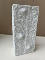 Vintage biscuit vaas schelpen, Ophalen of Verzenden