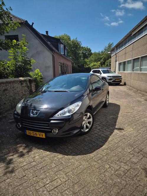 Peugeot 307 2.0 16V CC 2006 Zwart, Auto's, Peugeot, Particulier, Benzine, D, Cabriolet, Handgeschakeld, Origineel Nederlands, Zwart