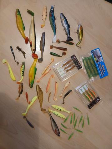 Kunstaas shads sofbaits vork schoepstaart savage fox shad  beschikbaar voor biedingen