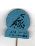 Speldje VINKENVERENIGING SLAG OP SLAG NIEUWENHAGEN BLAUW (A1, Verzamelen, Ophalen of Verzenden, Gebruikt, Overige onderwerpen