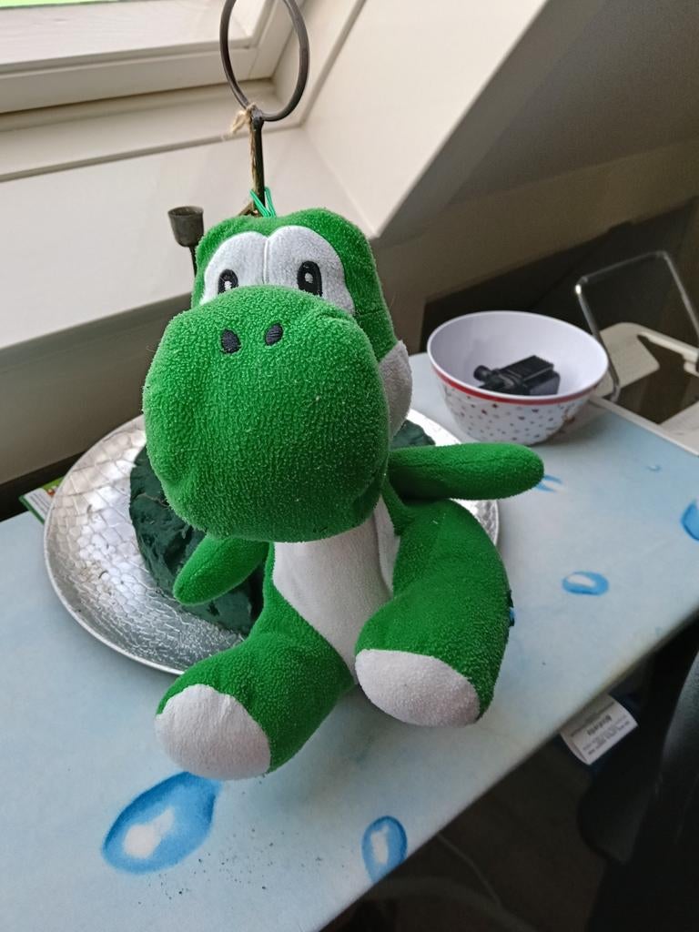 Groene Yoshi Knuffel - ZGAN, Ophalen of Verzenden, Zo goed als nieuw, Overige typen