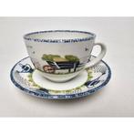 # Holly Cottageby WOOD & SONS koffie kop en schotel, Gebruikt, Ophalen of Verzenden, Wedgwood, Kop(pen) en/of Schotel(s)