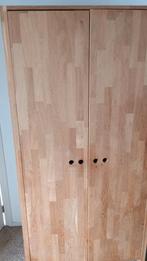 Massief houten kledingkast, Ophalen, Gebruikt, 100 tot 150 cm, 150 tot 200 cm