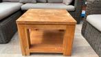 Teak houten salontafel, Huis en Inrichting, Tafels | Salontafels, Gebruikt, 50 tot 100 cm, Minder dan 50 cm, Vierkant