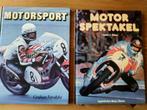 Boeken motorfietsen 'Motorsport' & 'Motorspektakel', Boeken, Motoren, Gelezen, Ophalen of Verzenden