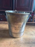 Verzilverde doorleefde champagnekoeler, Antiek en Kunst, Ophalen of Verzenden