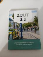 Zout 3.0 Methode Burgerschap MBO Niveau 2, Ophalen of Verzenden, Zo goed als nieuw, Overige niveaus, Maatschappijleer
