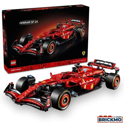LEGO Technic Ferrari SF-24 F1, Hobby en Vrije tijd, Modelbouw | Auto's en Voertuigen, Nieuw, Auto, Groter dan 1:32, Overige merken
