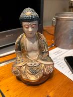 Vintage Satsuma Boeddha, handbeschilderd, ca. 1950, Antiek en Kunst, Ophalen of Verzenden