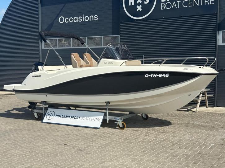 QUICKSILVER 605 Open (bj 2023), Watersport en Boten, Speedboten, Gebruikt, 6 meter of meer, Benzine, 70 tot 120 pk, Polyester