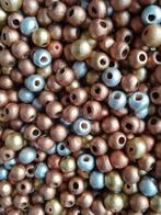 Houten kralen, goud en zilverkleurig, Ophalen, Zo goed als nieuw, Kraal