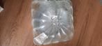 Glazen/ vintage plafondlamp, Ophalen of Verzenden, Gebruikt, Glas
