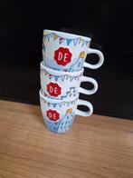 3 kopjes Douwe Egberts, Huis en Inrichting, Keuken | Servies, Ophalen of Verzenden, Overige stijlen, Kop(pen) en/of Schotel(s)