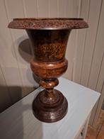 Metalen pot/ bocaal- hoog 37cm- India, Ophalen