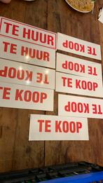 Partij makelaarsborden borden makelaar te huur te koop, Ophalen of Verzenden, Nieuw, Geboortebord