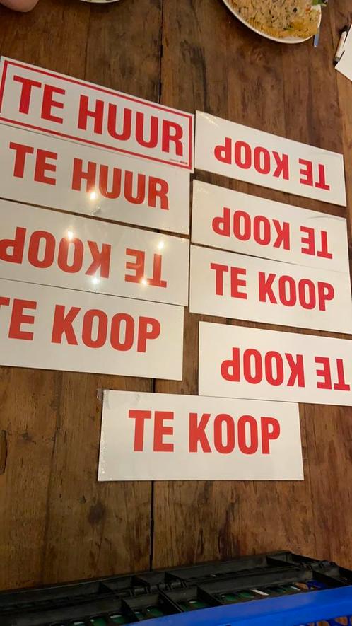 Partij makelaarsborden borden makelaar te huur te koop, Kinderen en Baby's, Kraamcadeaus en Geboorteborden, Nieuw, Geboortebord