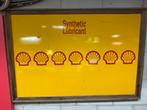 Vintage Shell Synthetic Lubricant Reclamebord, Ophalen, Reclamebord, Gebruikt, .