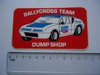 sticker Rallycross team dumpshop renault alpine race auto, Verzamelen, Overige typen, Zo goed als nieuw, Verzenden