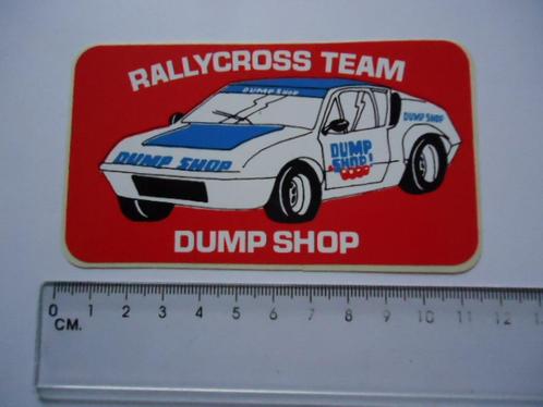 sticker Rallycross team dumpshop renault alpine race auto, Verzamelen, Stickers, Zo goed als nieuw, Overige typen, Verzenden