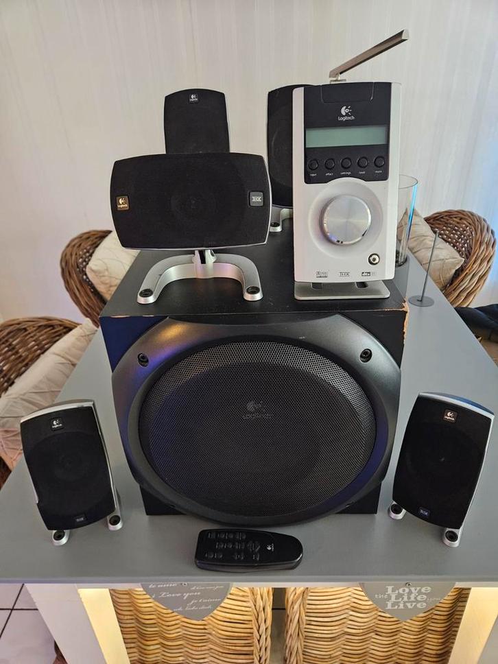 Logitech Z-5500 Digital, Computers en Software, Pc speakers, Gebruikt, Ophalen